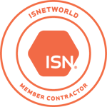 A circle with the word isnetworld in it.